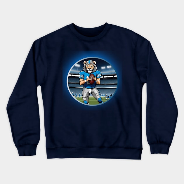 Lions a team Crewneck Sweatshirt by Human light 